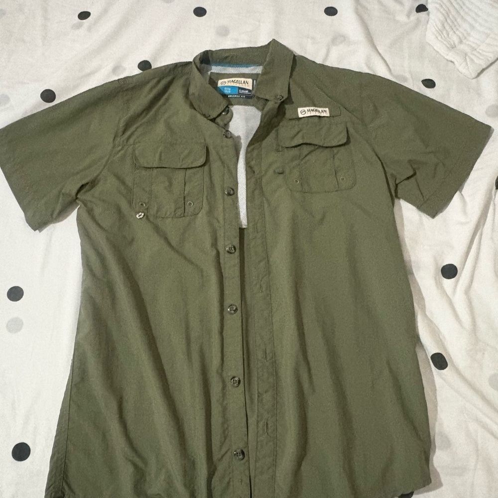 Magellan Outdoors Khaki Boy Casual Shirt